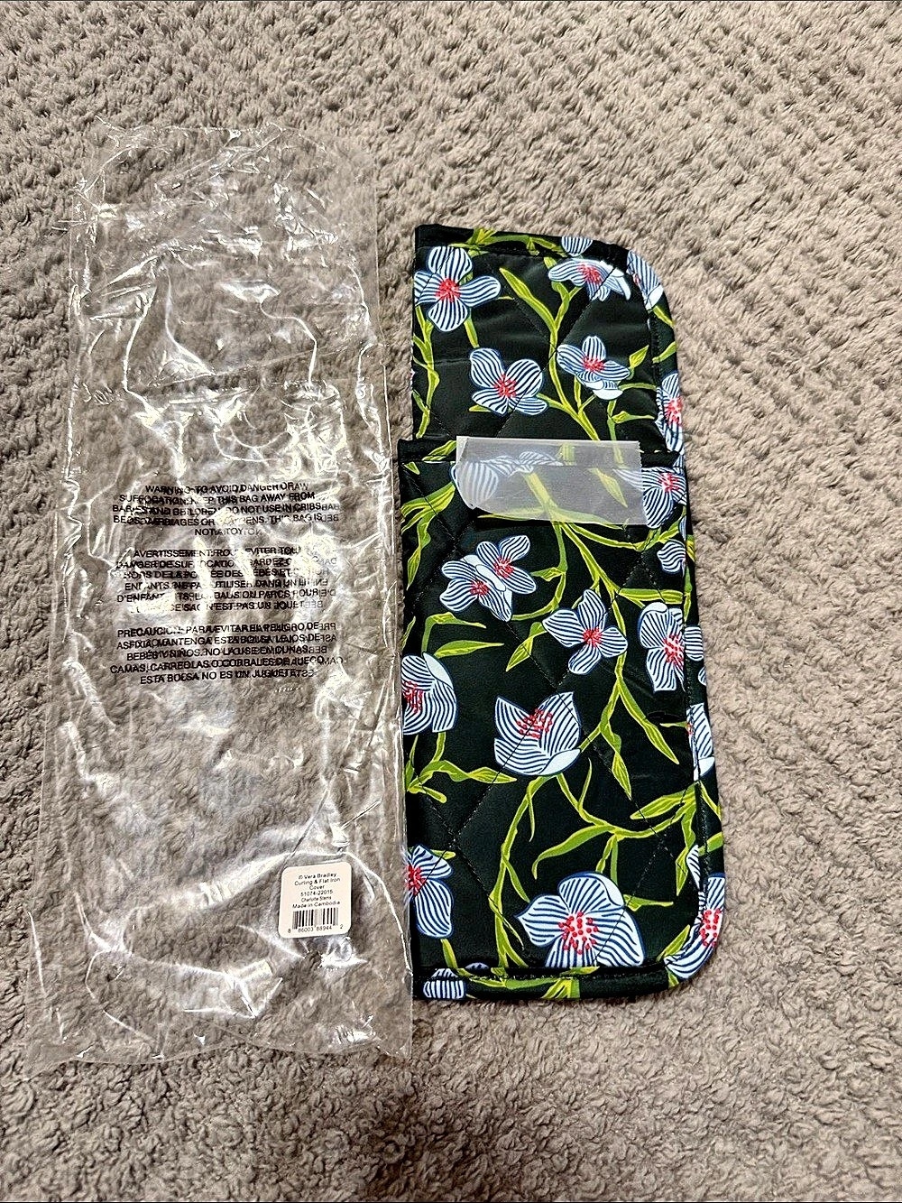 Vera Bradley Curling & Flat Iron Cover Floral